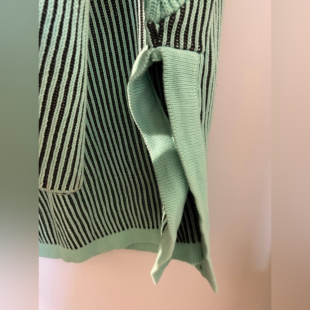 Topshop Oversized Color Block Ribbed Sweater - Picture 4 of 7